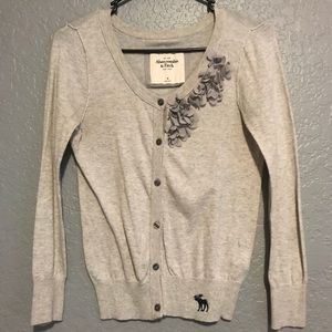 Abercrombie & Fitch Grey Cardigan